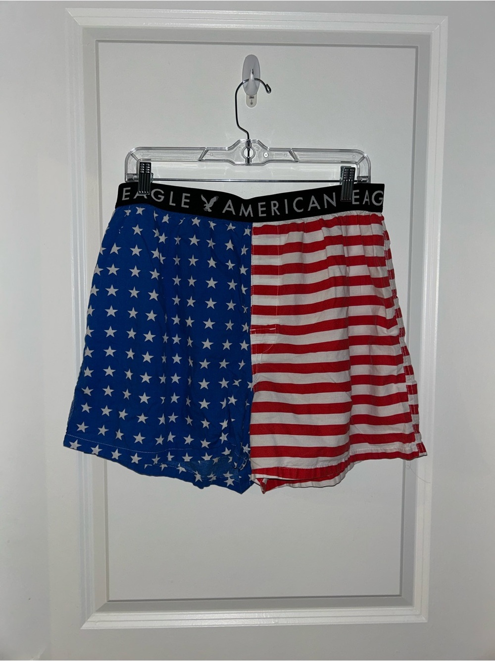 American Eagle Outfitters Red, White & Blue Flag Print Women’s Shorts